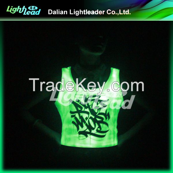 White cotton (glow no need of electric) glow in the dark t shirt