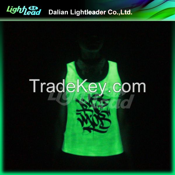White cotton (glow no need of electric) glow in the dark t shirt