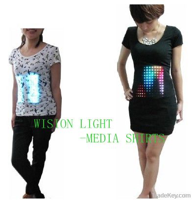 LUV wision life led media T shirts