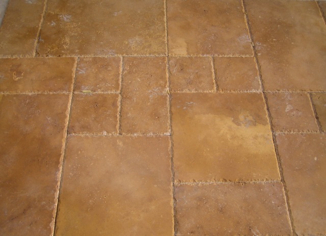 caramel travertine