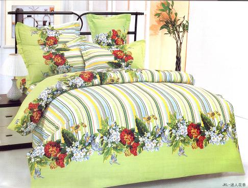 Cotton Print Bed Set