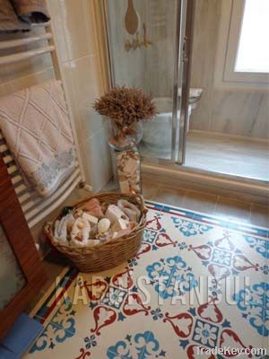 encaustic cement tiles, karoistanbul tiles handmade cement tiles decor