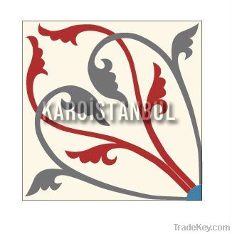 encaustic cement tiles, karoistanbul tiles handmade cement tiles decor