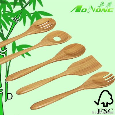 Bamboo utensils forks spatulas  spoon