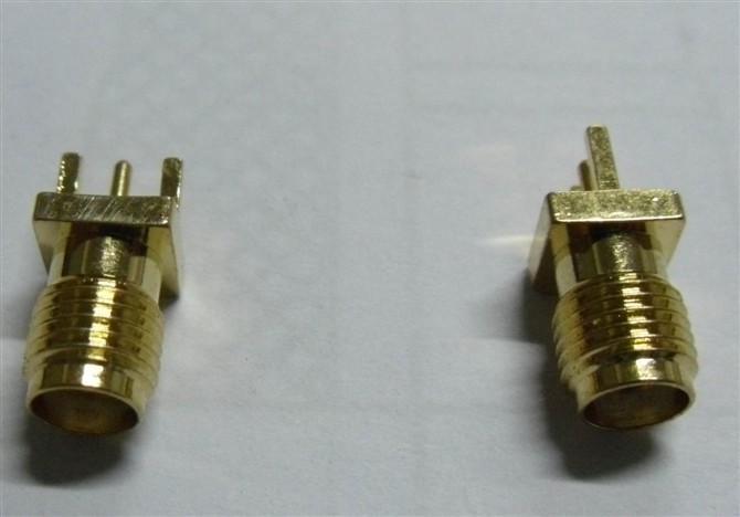SMA female PCB mount connector