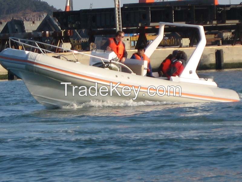 CE DNV certificated, Rigid inflatable boat RIB580, water entertainment, supplemental boat for yatch