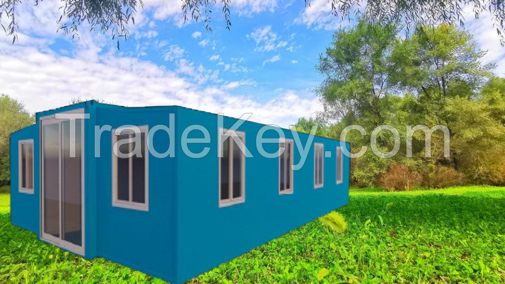 40ft 3 Bedrooms Double Wing Extendable Container House