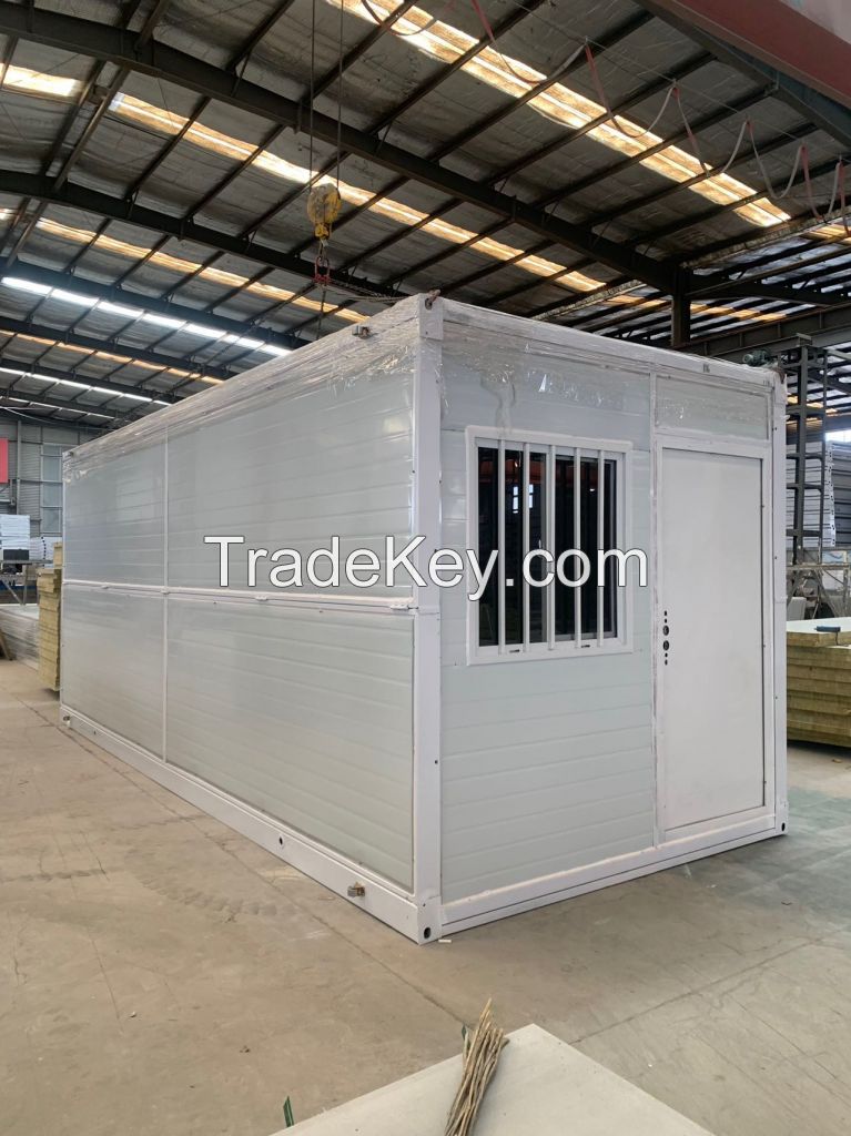 Prefab foldable container house