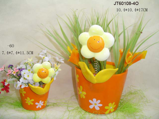 Ceramic flower pot , home decoration