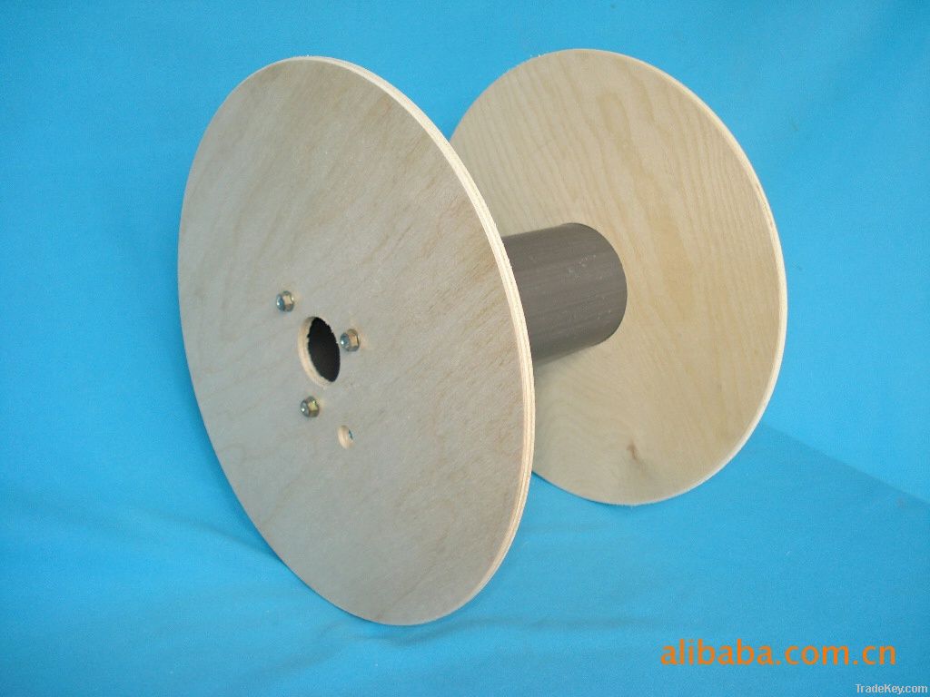 plywood cable reel drum end