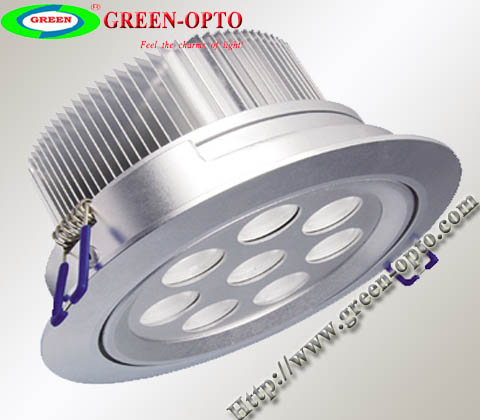 8W high power led downlight with 588lm and CE, ROHS certificated