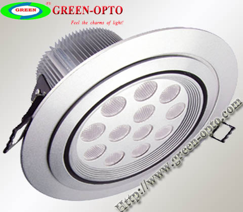 12W high power led downlight with 864lm and CE, ROHS certificated