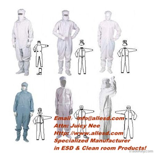 ESD Dust Free Clean room Garment