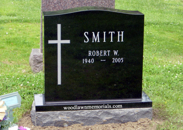 European style granite headstones