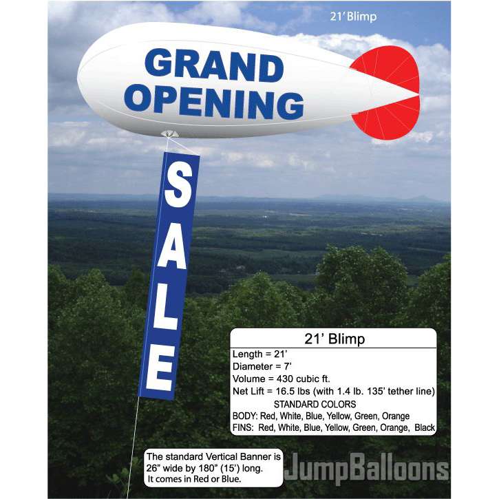 Advertising Balloons, Helium Balloon, Blimp, Zepplin (B2009)