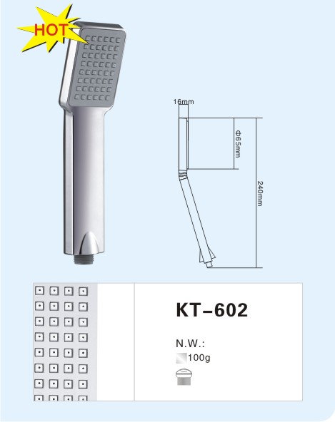 plastics  shower head kt-602