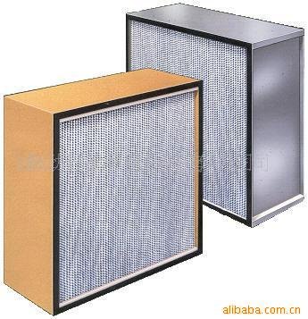 Deep-pleat high efficiency air filter