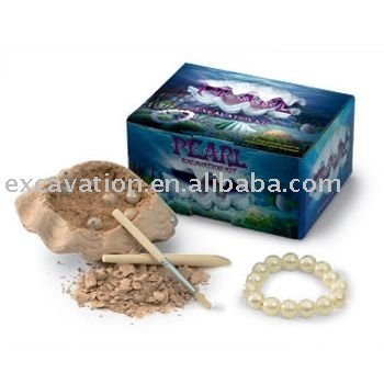 Pearl Bracelet dig & assembly kit, 12pcs per display.