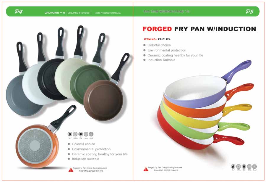 forged , stretched aluminum ceramic & hard anodized cookware