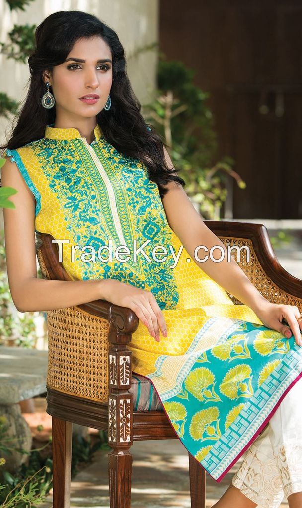 Offer Lawn, Silk, Shiffon Embroidered Printed Kurties