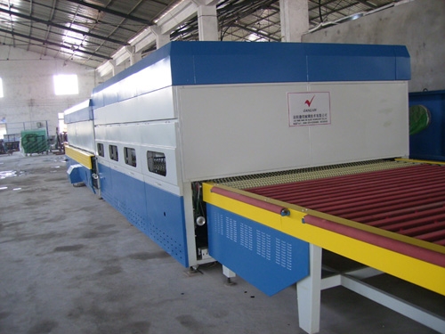 Flat / bending Glass Tempering Furnace, Continuous Type Glass Temperin