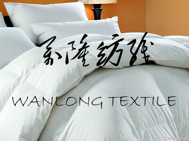 broad Polyester microfiber white pongee fabric for bedding