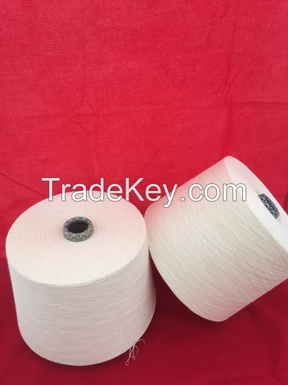 100% cotton yarn Ne32/1 carded for weaving/knitting