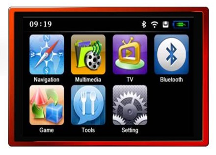 6.0"GPS Navigation with Digital TV