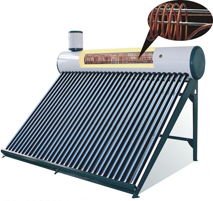 Pre-heated(heat exchange) solar water heater