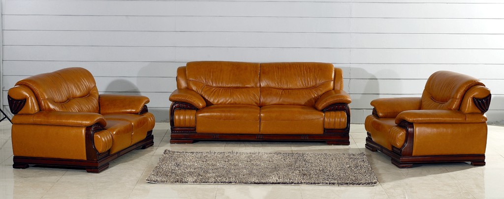 2010 leather sofa P268