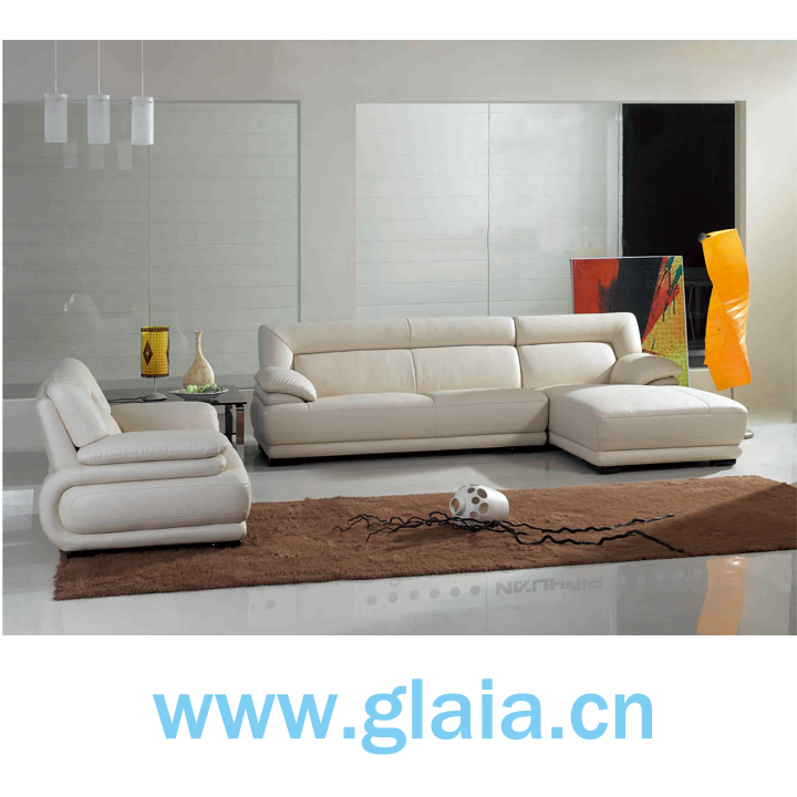 modern leather sofa L0818