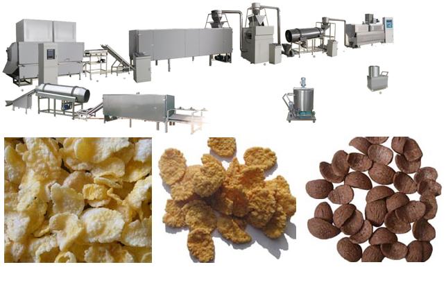 corn flake processing machinery