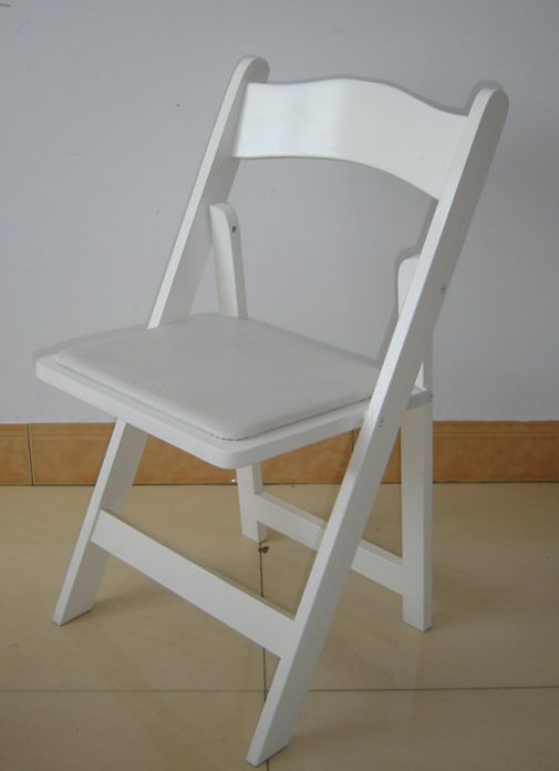 Padded folding chairs for events