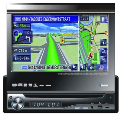 7''One-Din Car DVD GPS, TMC&DVB-T AIU-120G