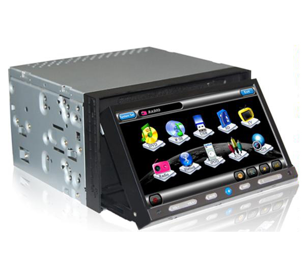 7 Inch 2-Din car DVD GPS (Digital screen & PIP) HM-7011G
