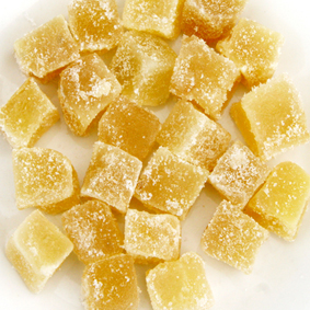 crystallized ginger cubes