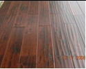 Oak hand scraped flooring