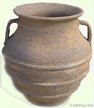 Oldstone pot with two handled
