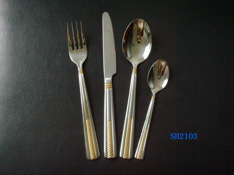 Cutlery with Gold