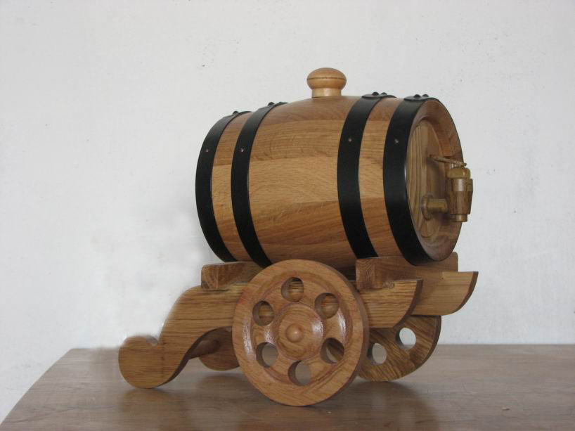 Carriage Oak Barrel