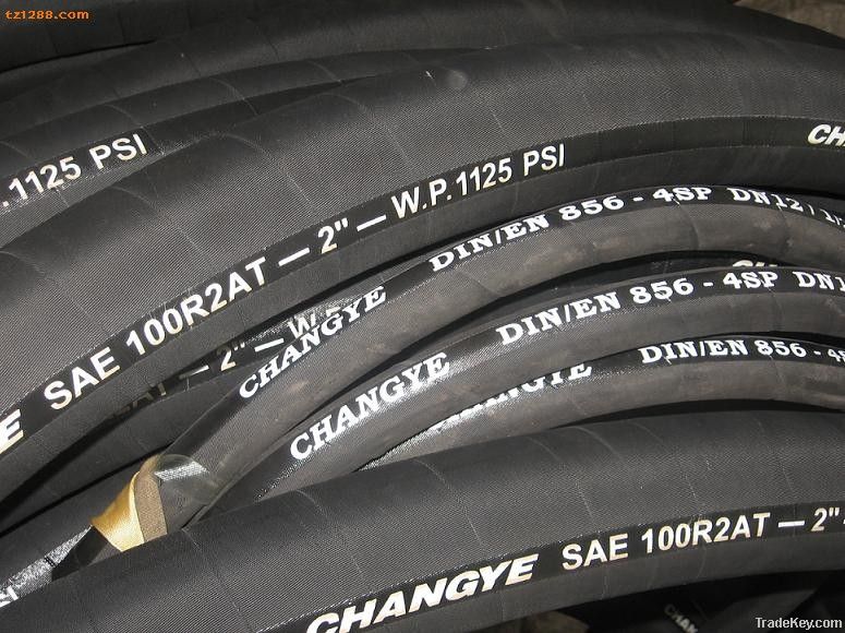 hydraulic rubber hose SAE 100R2AT/EN 853 2SN