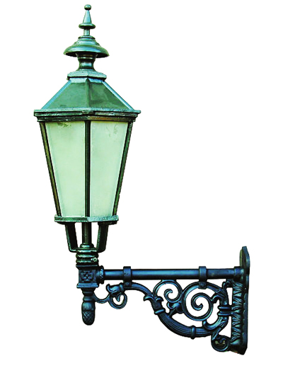 CAST IRON STREET LAMP