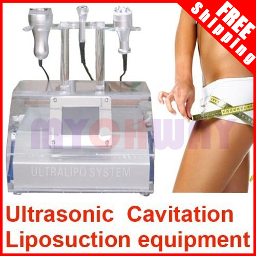 New Portable Strong Sound Wave Fat System Cavitation and RF Slimming M