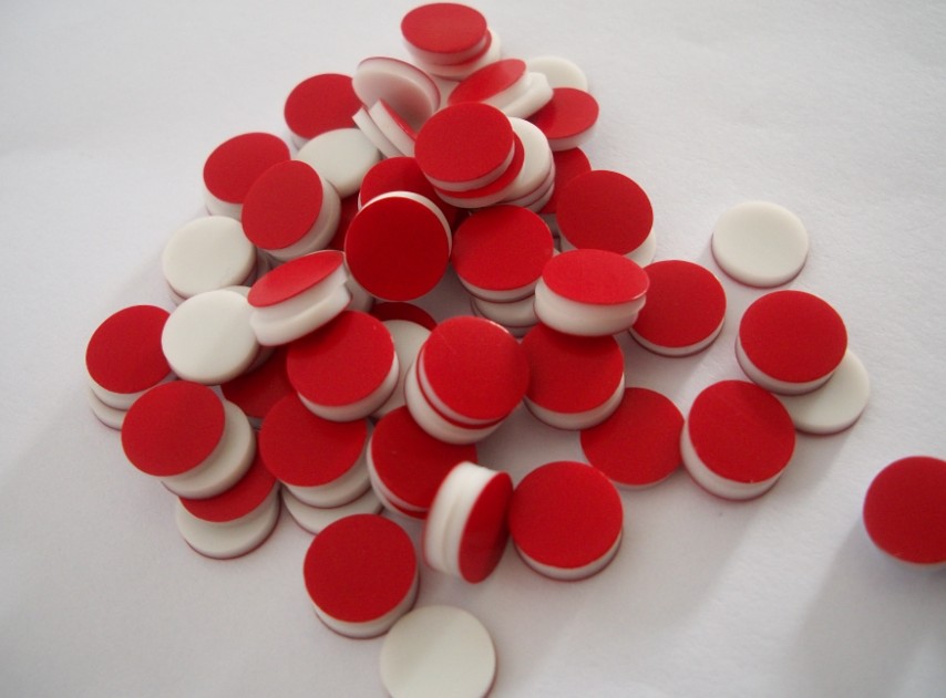 autosampler vials red PTFE/white Silicone septa