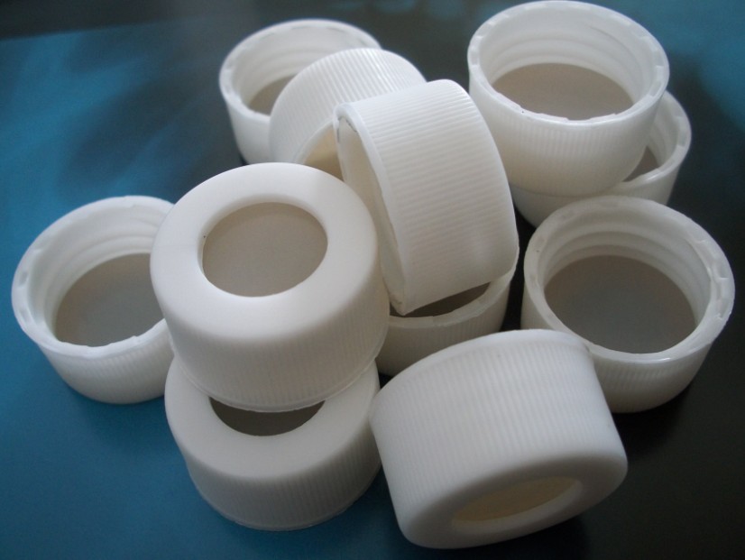 20ml HS Pre-assembly open-topped aluminum cap and white PTFE/white sil