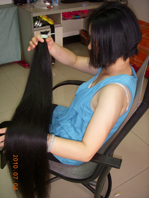 100% Human hair, long, very long