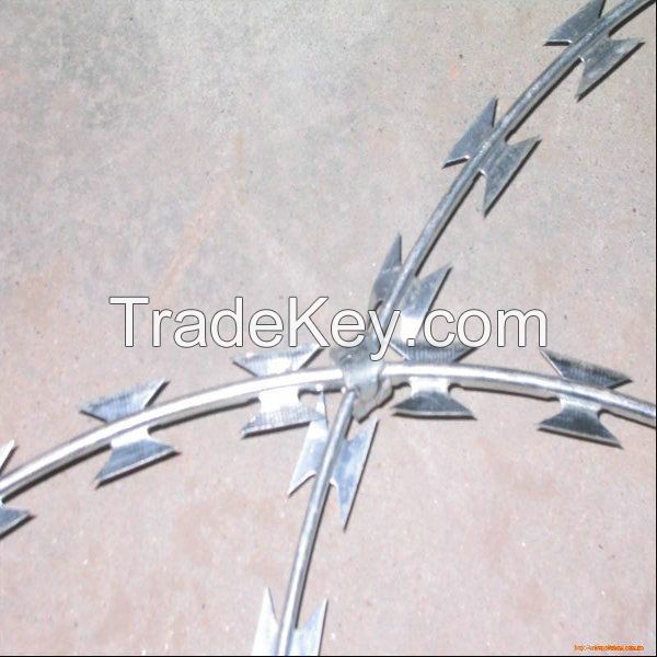 High Quality Galvanized Low Price Razor Barbed Wire