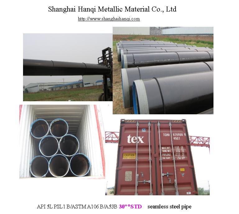 ASTM/API/GB seamless steel pipe for liquid service