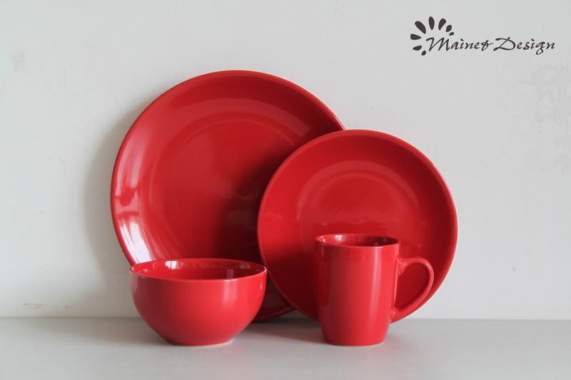 color-glazed 16pcs DINNERSET