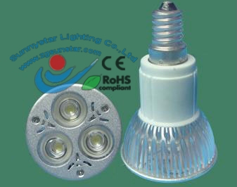 ZG-XM-E14(3*1W) led highpower spot lighting